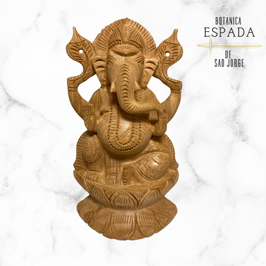 GANESHA WOOD CARVING